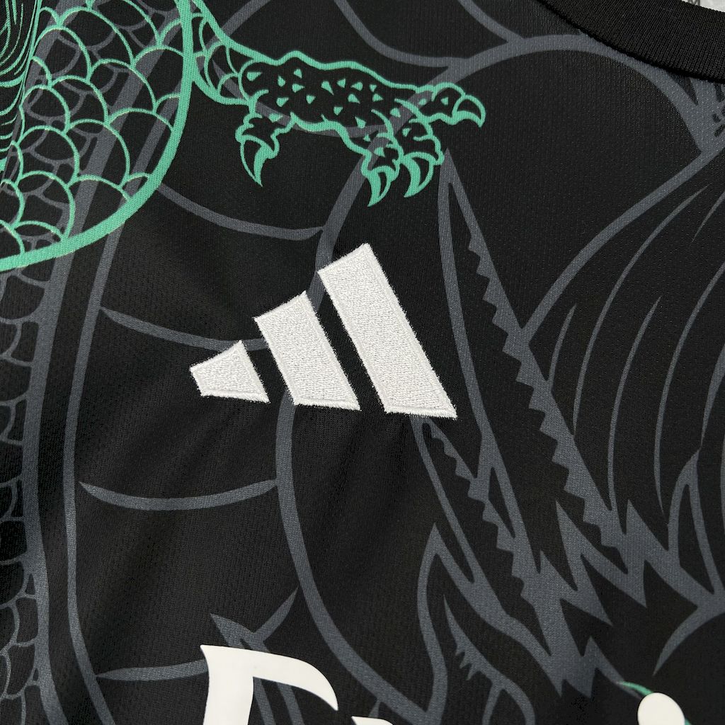 Real Madrid 2025/26 Green and Black Dragon Special Edition Jersey