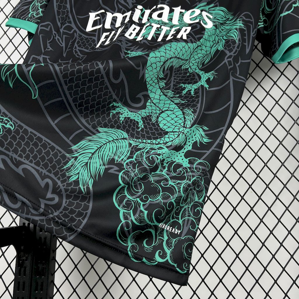 Real Madrid 2025/26 Green and Black Dragon Special Edition Jersey