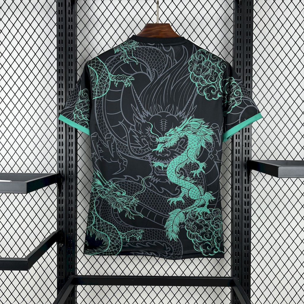 Real Madrid 2025/26 Green and Black Dragon Special Edition Jersey