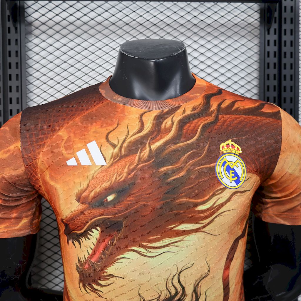 Real Madrid 2025/26 Nezha Dragon Version Jersey Player Version