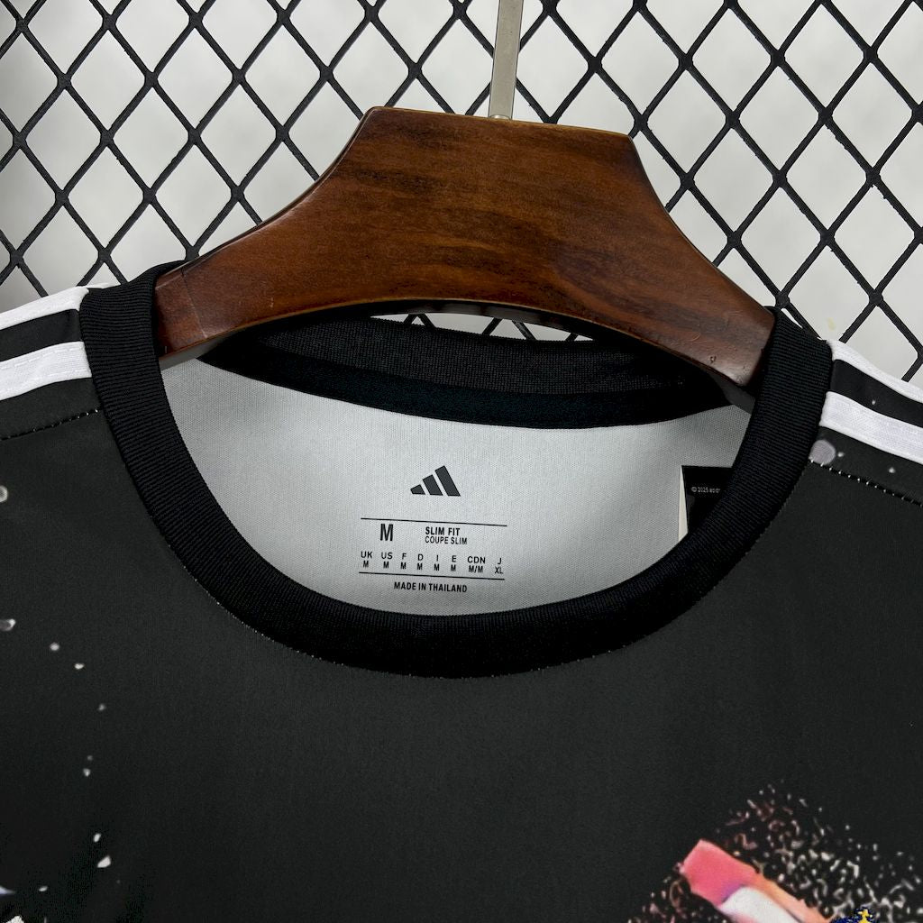 Real Madrid 2025/26 Louis Vuitton Joint Edition Black colorful version Jersey