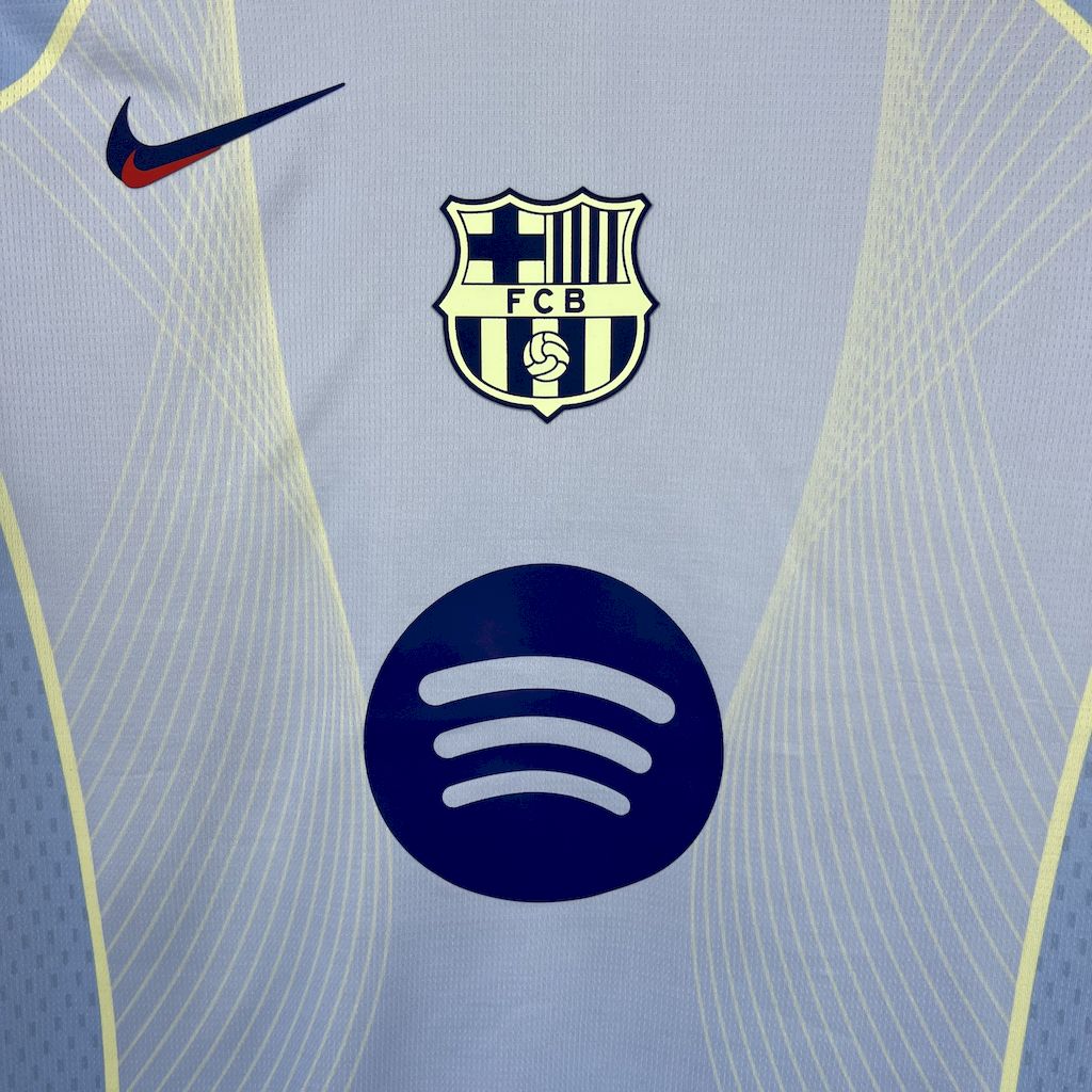 Barcelona 2025/26 blue special edition Jersey (With Champions League)