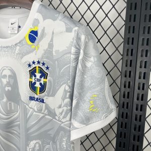 Mens Brazil 2024/25 Special Edition White Jersey