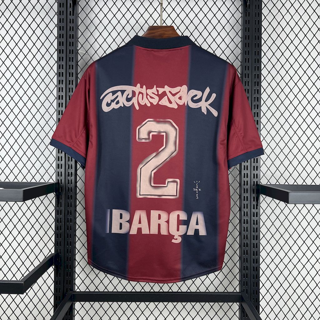 AA Barcelona 2000/01 Home Retro Skeleton Jersey