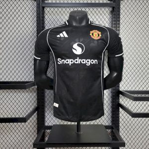 Manchester United 2025/26 Black Special Edition Shirt Player Edition