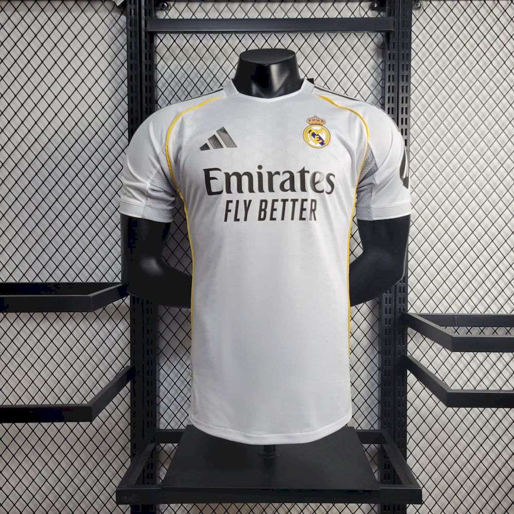 Real Madrid 2025/26 Home Jersey Player Version