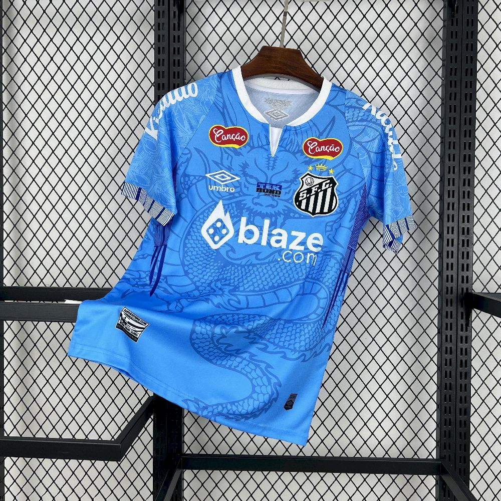 Men’s Santos 2025/26 Blue Dragon Special Edition Jersey