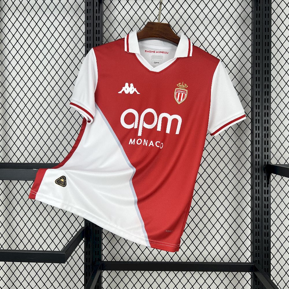 Men’s AS Monaco 2025/26 Home Jersey