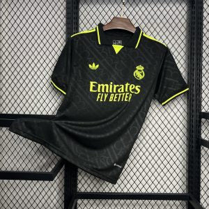 Real Madrid 2024/25 X BLACK AND NEON UNIQUE Jersey
