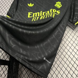 Real Madrid 2024/25 X BLACK AND NEON UNIQUE Jersey