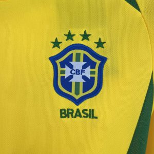 Retro Brazil 2002 Home Jersey