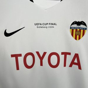 Valencia CF 2003/2004 UEFA Cup Final Home Retro Jersey