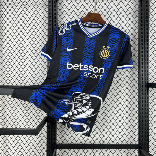 Men’s Inter Milan 2024/25 White Mamba Special Edition Jersey