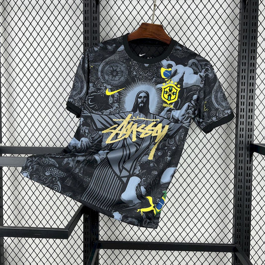 Mens Brazil 2024/25 X STUSSY Jersey