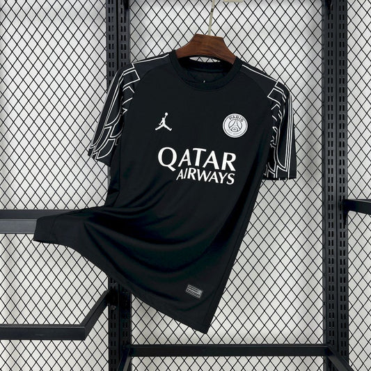 Men’s Paris Saint-Germain 2024/25 Fourth Black Jersey