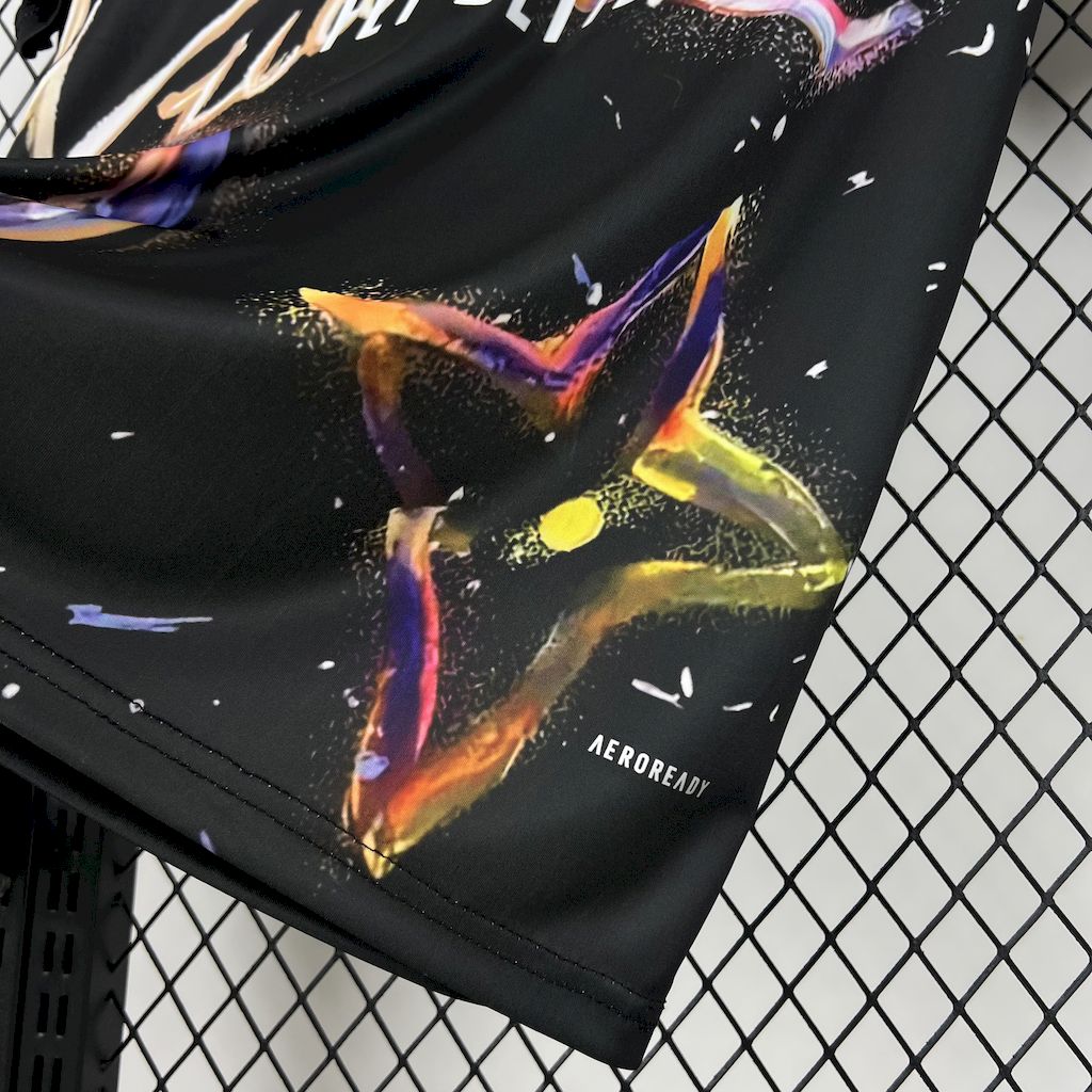 Real Madrid 2025/26 Louis Vuitton Joint Edition Black colorful version Jersey