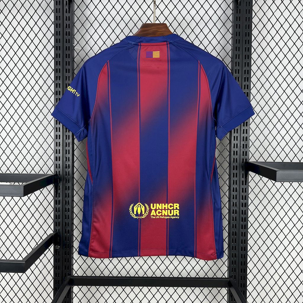 Camiseta edición especial amarilla y rosa del Barcelona 2025/26 (con Champions League)
