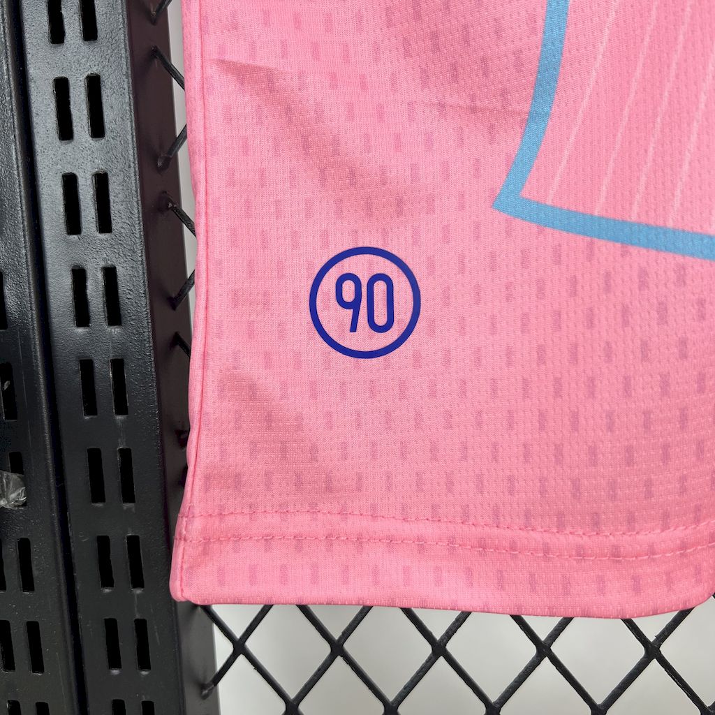 Barcelona 2025/26 pink special edition Jersey (With Champions League)