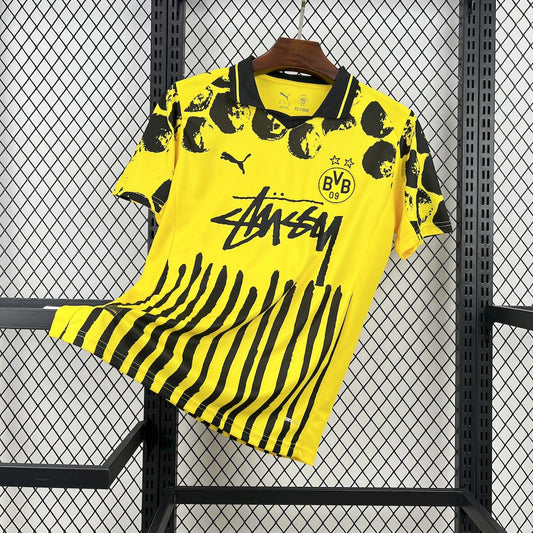 Men’s Borussia Dortmund 2025/26 Yellow Special Customized Jersey