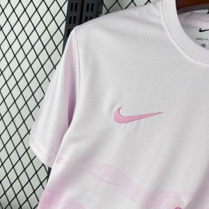 Mens Brazil 2025/26 pink white Jersey