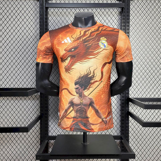 Real Madrid 2025/26 Nezha Dragon Version Jersey Player Version