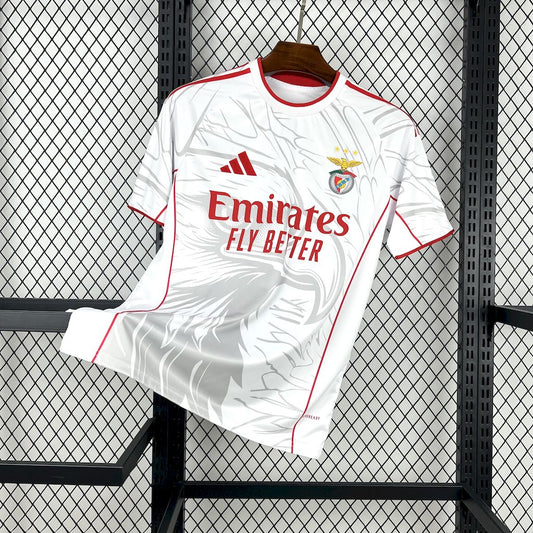 Men’s Benfica 2025/26 White concept version Jersey
