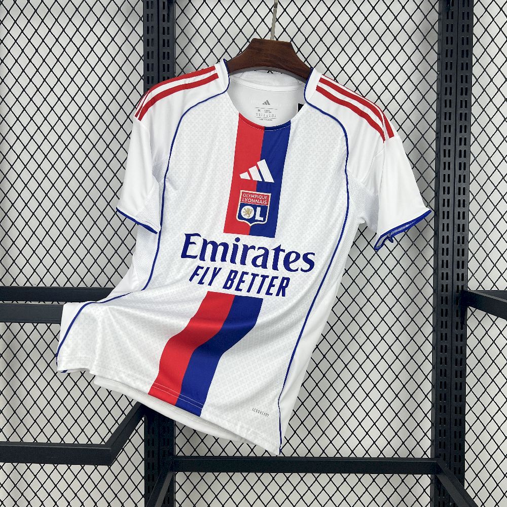 Men’s Olympique Lyonnais 2025/26 Home Jersey
